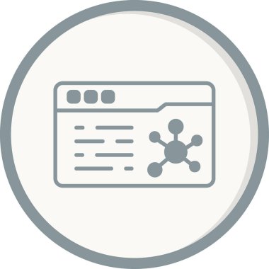 veri analiz simgesi vektör illüstrasyonu 