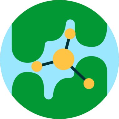 bağlantı ağ simgesi vektör illüstrasyonu