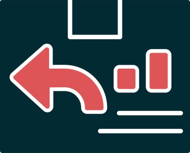 Kolay Dönüş web simgesi vektör çizimi