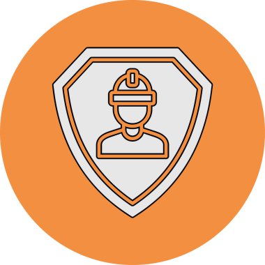 kalkan ağ simgesi vektör illüstrasyonu