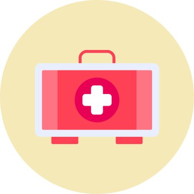 İlk yardım kiti vektör illüstrasyonu