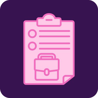 Görev modern simgesinin vektör çizimi