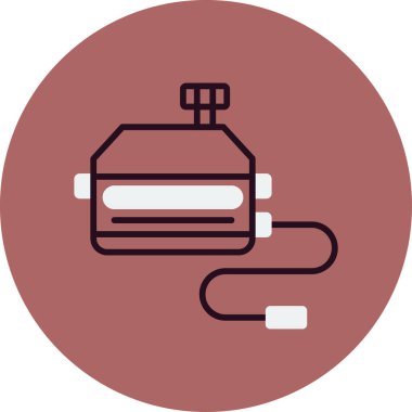 Servo. Web simgesi basit illüstrasyon