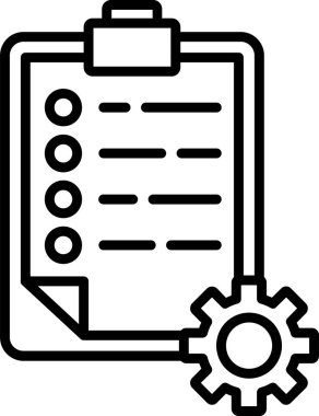 Boş iş takvimi, basit vektör tasarımı