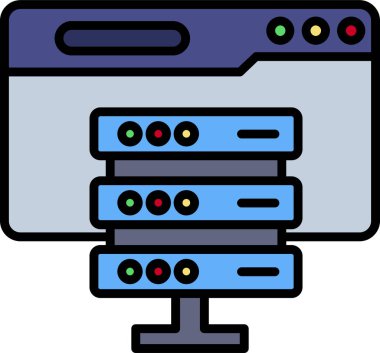 Ev sahipliği. Web simgesi basit illüstrasyon 
