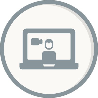 Basit simgeyi karşılama vektör illüstrasyonu