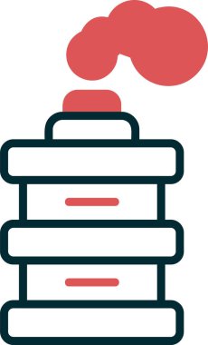 Gözyaşartıcı Gaz web simgesi vektör çizimi