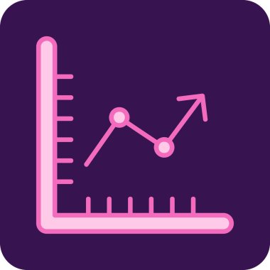 Basit iş grafik vektör simgesi