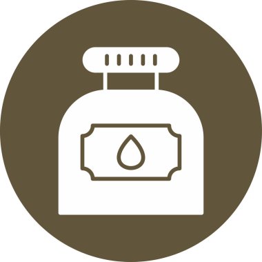 Mürekkep. Web simgesi basit illüstrasyon