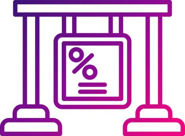 Açık hava reklam afişi Mupi 'nin temel vektör görüntüsü 