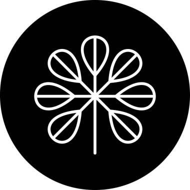 bitki çiçeği web simgesi basit vektör 