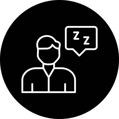 Beyaz Arkaplanda Myoklonik Vektör Simgesi İzole Edildi  