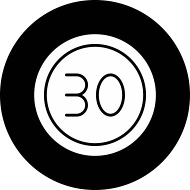 Hız limiti tabelası. Yol işareti.