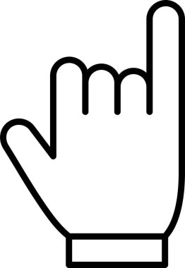 Beyaz Arkaplanda Simge Vektör İllüstrasyonuna Vaat Edin 