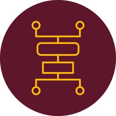 Entrika. Web simgesi basit illüstrasyon