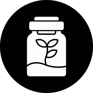 Floraryum. Web simgesi basit illüstrasyon 