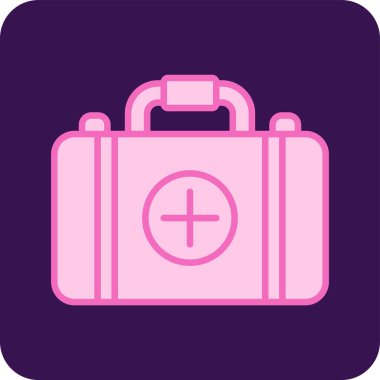 İlk yardım kiti vektör illüstrasyonu