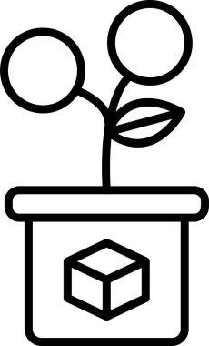 İş Yatırım simgesinin vektör illüstrasyonu