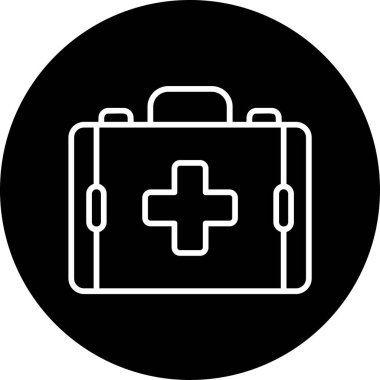 İlk yardım kiti vektör illüstrasyonu