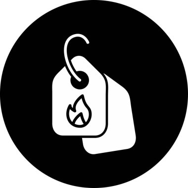 satış etiketi simgesi, vektör illüstrasyonu basit tasarım