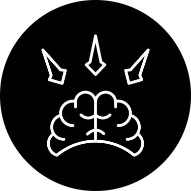 İçgörü. Web simgesi basit illüstrasyon