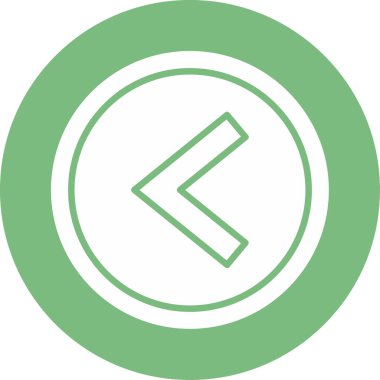 Sembol simgesinden küçük, vektör illüstrasyonu basit tasarım