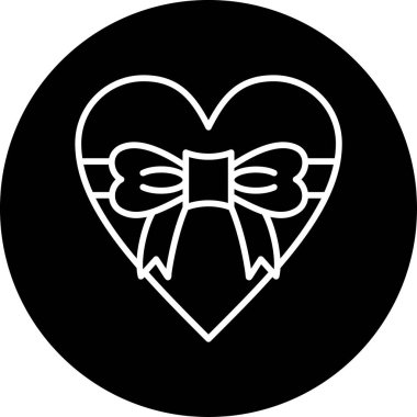 Kurdele yayı. Web simgesi basit tasarım