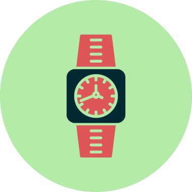 smartwatch simgesi, vektör illüstrasyonu basit tasarım