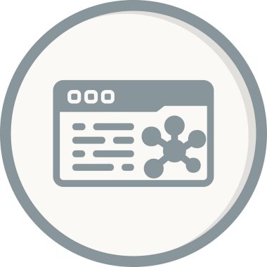 veri analiz simgesi vektör illüstrasyonu 