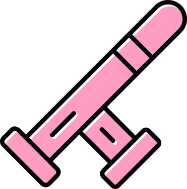 Baton web simgesi vektör illüstrasyonu