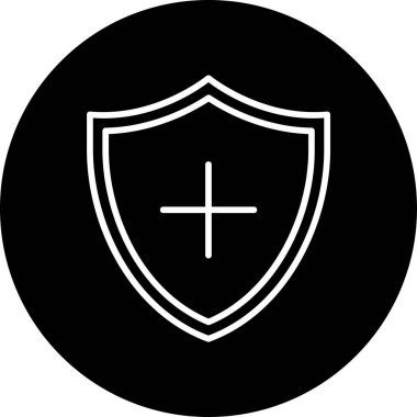 Soyut renk koruma ağı vektör simgesi