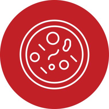 Parazit simgesinin vektör illüstrasyonu