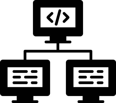 Web simgesi vektör illüstrasyonu