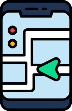 Basit Web Gezgin simgesi vektörü