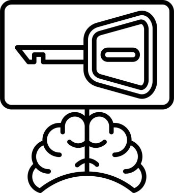 anahtar web simge vektör çizim