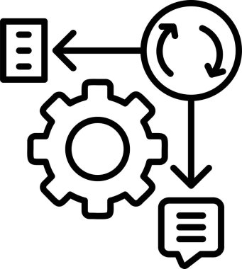 Çevik ağ simgesi vektör illüstrasyonu