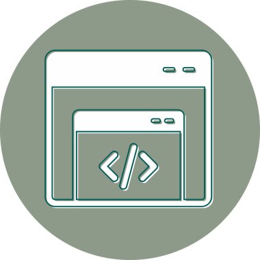 Gelişme. Web simgesi basit illüstrasyon