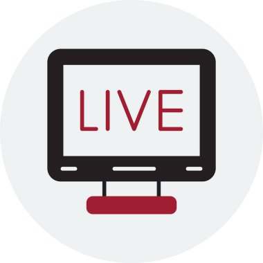 Yaşa. Web simgesi basit tasarım 