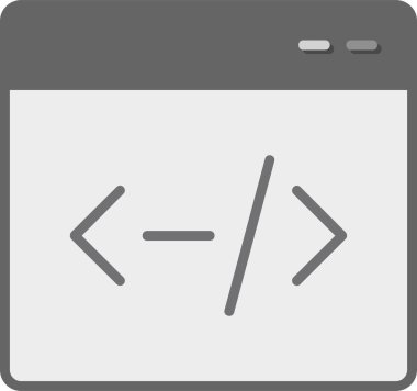 Tarayıcı modern simgesinin vektör illüstrasyonu