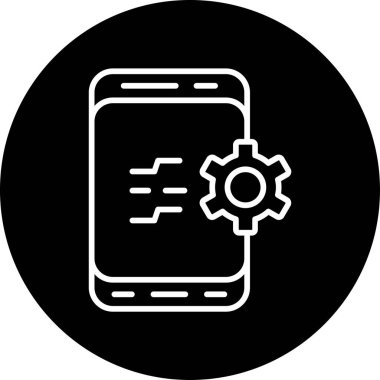 Basit Uygulama simgesi vektör illüstrasyon tasarımı