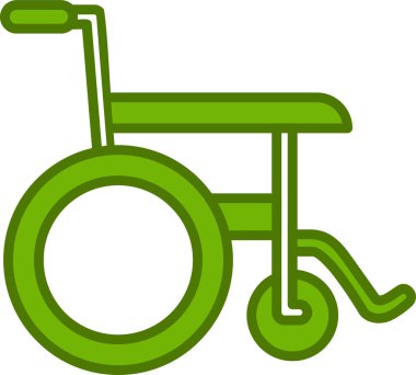 Koltuk ikonu vektörü. ince çizgi işareti