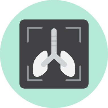 X Ray simge vektör illüstrasyonu 