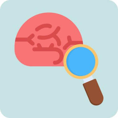 - Keşif. Web simgesi basit illüstrasyon