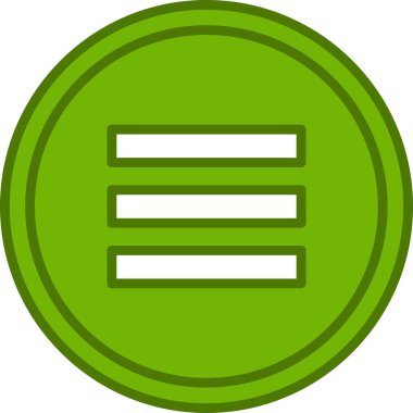 Onunla özdeş. Web simgesi basit illüstrasyon