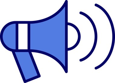 Basit duyuru vektörü düz illüstrasyon