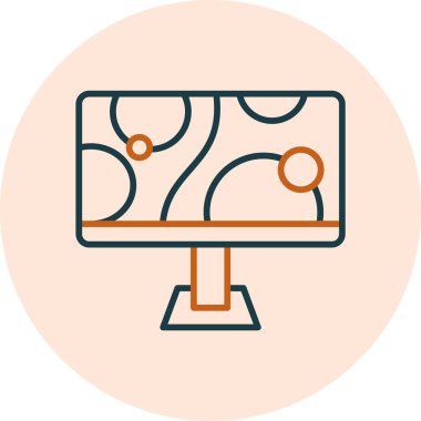 seo modern simgesinin vektör illüstrasyonu