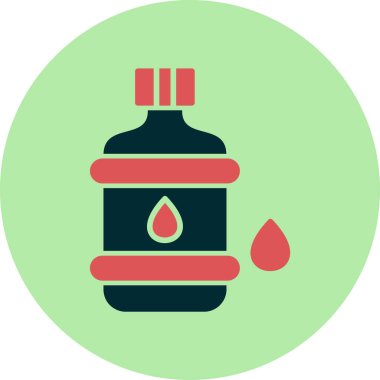 Su. Web simgesi basit illüstrasyon