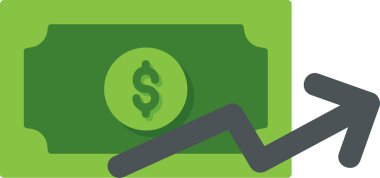 Basit para birimi. Ağ simgesi. resimleme