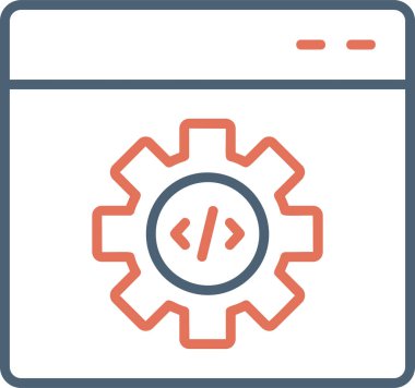 Kod İyileştirme simgesi vektör illüstrasyonu