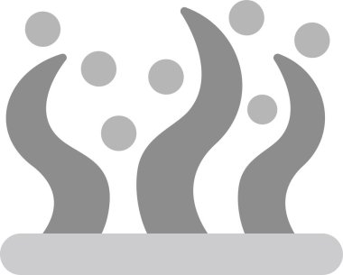 yosun simgesi vektör illüstrasyonu 